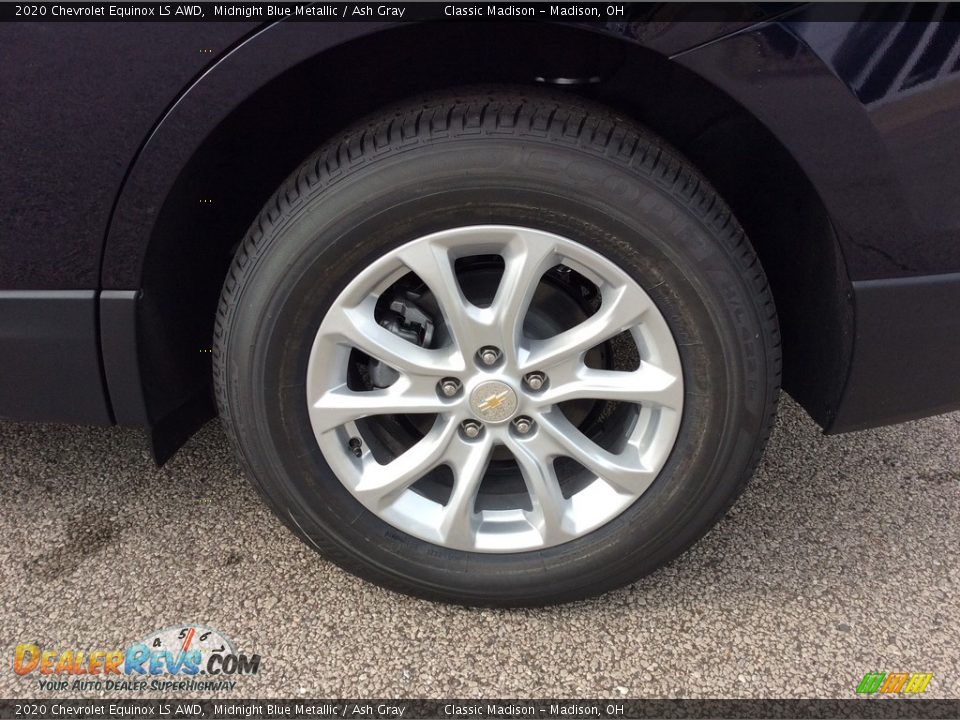 2020 Chevrolet Equinox LS AWD Midnight Blue Metallic / Ash Gray Photo #9