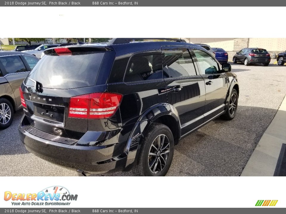 2018 Dodge Journey SE Pitch Black / Black Photo #16