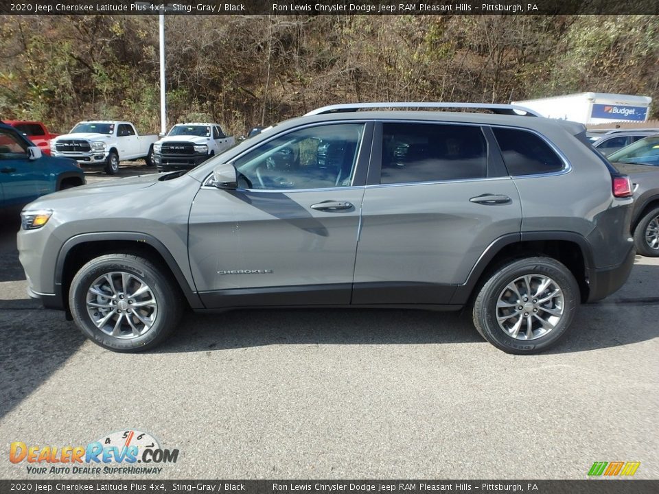 2020 Jeep Cherokee Latitude Plus 4x4 Sting-Gray / Black Photo #2