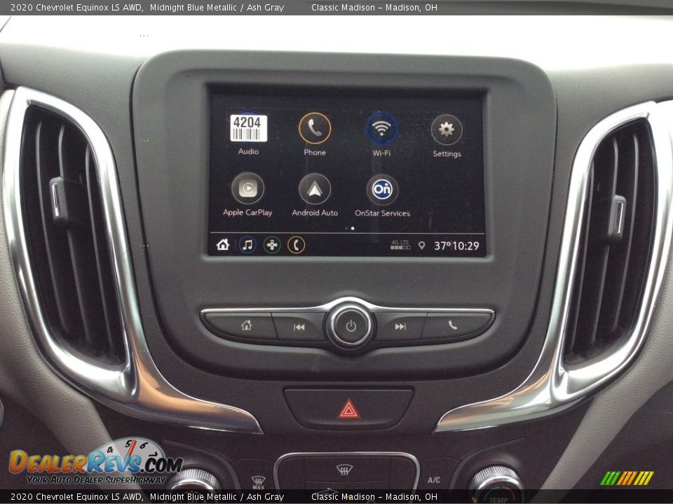 2020 Chevrolet Equinox LS AWD Midnight Blue Metallic / Ash Gray Photo #14