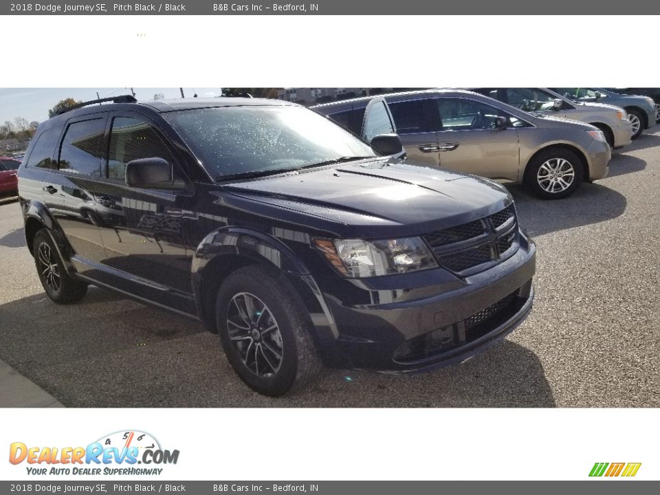 2018 Dodge Journey SE Pitch Black / Black Photo #19
