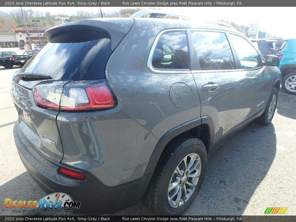 2020 Jeep Cherokee Latitude Plus 4x4 Sting-Gray / Black Photo #6