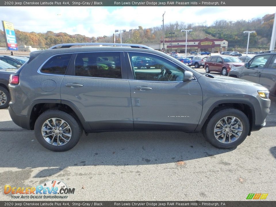 2020 Jeep Cherokee Latitude Plus 4x4 Sting-Gray / Black Photo #7