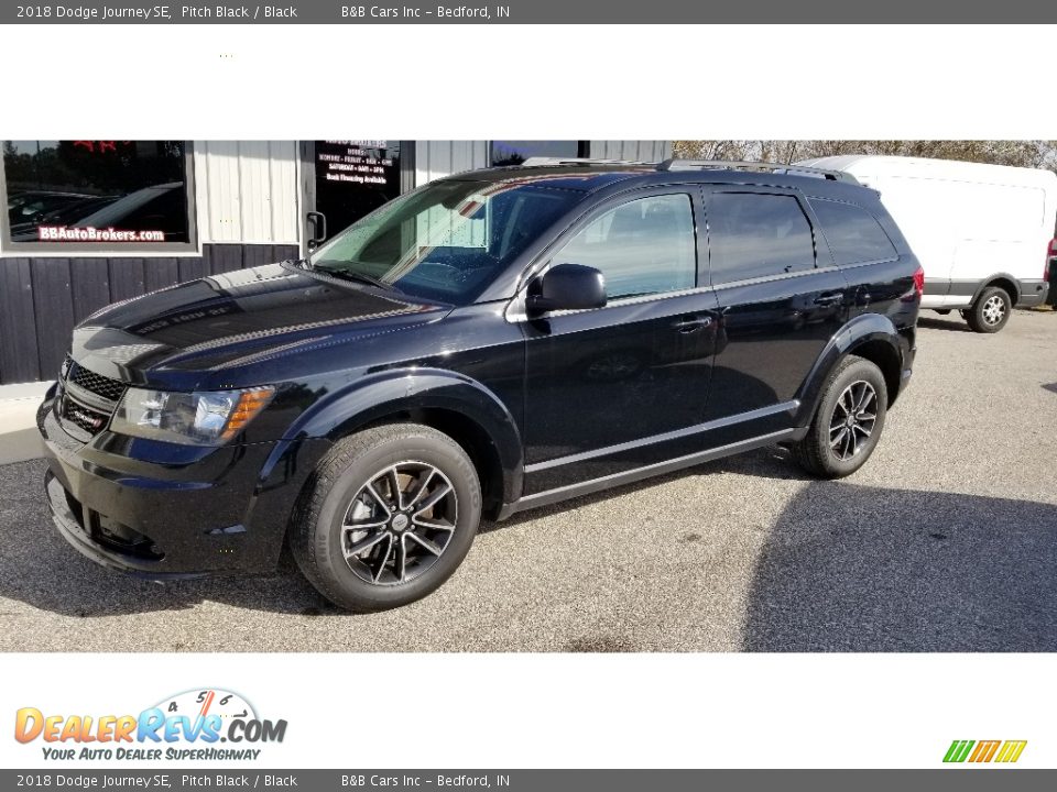 2018 Dodge Journey SE Pitch Black / Black Photo #21