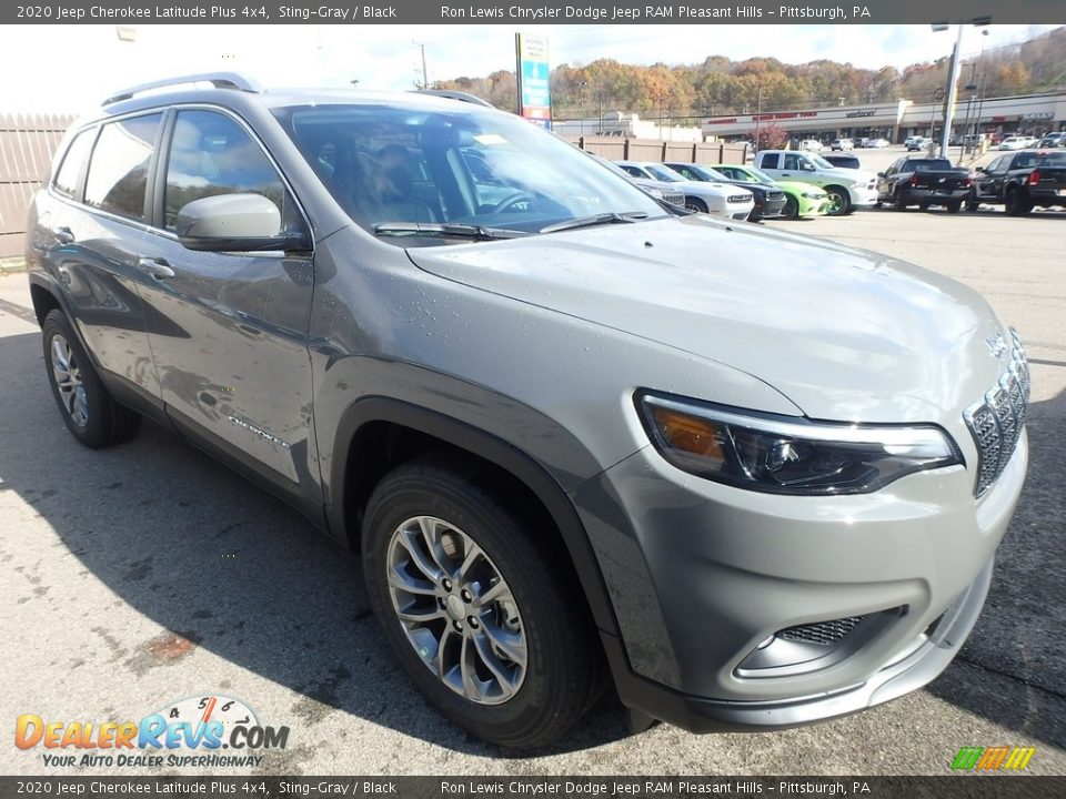 2020 Jeep Cherokee Latitude Plus 4x4 Sting-Gray / Black Photo #8