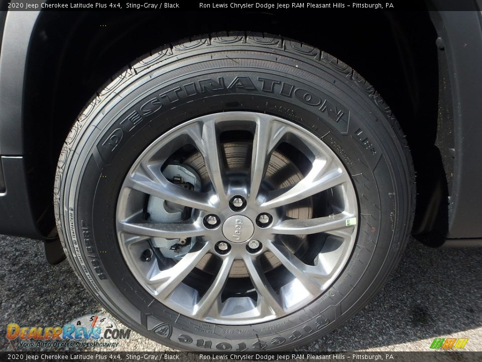 2020 Jeep Cherokee Latitude Plus 4x4 Sting-Gray / Black Photo #10