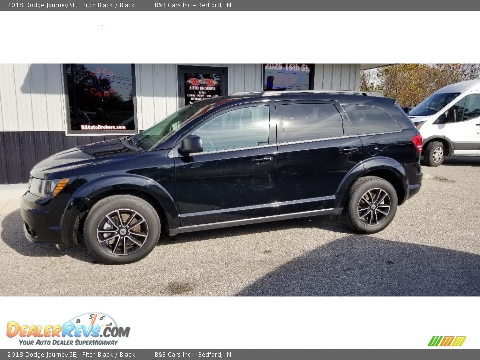 2018 Dodge Journey SE Pitch Black / Black Photo #22