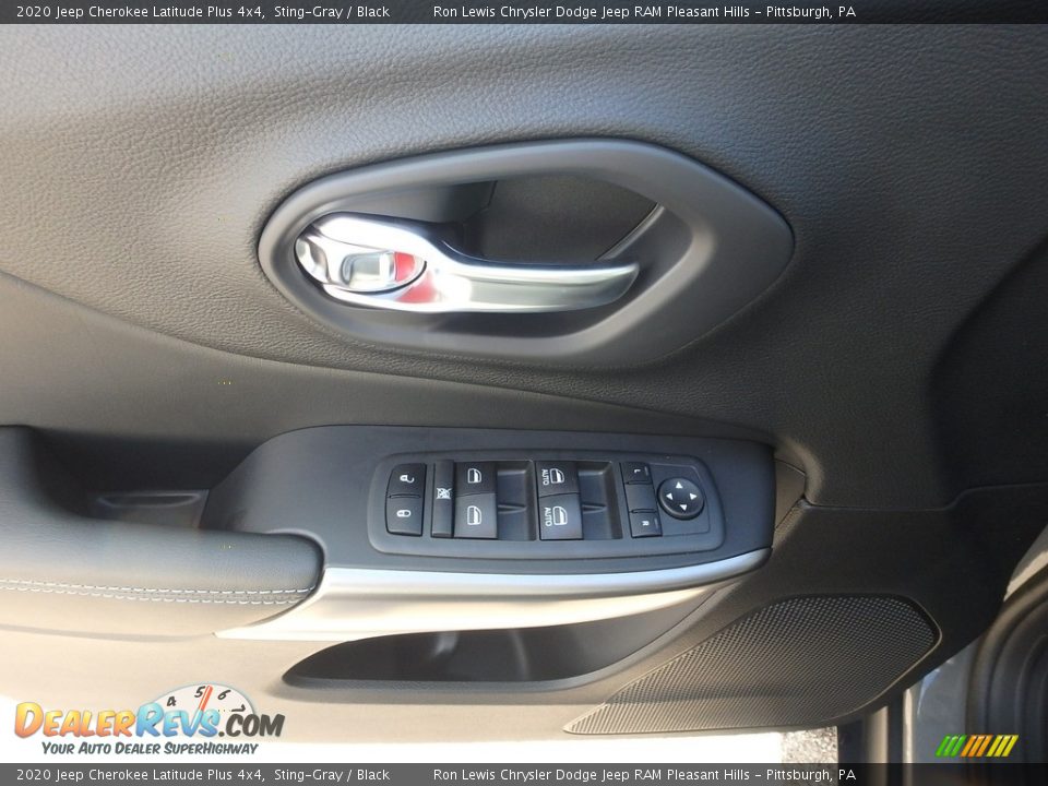2020 Jeep Cherokee Latitude Plus 4x4 Sting-Gray / Black Photo #14