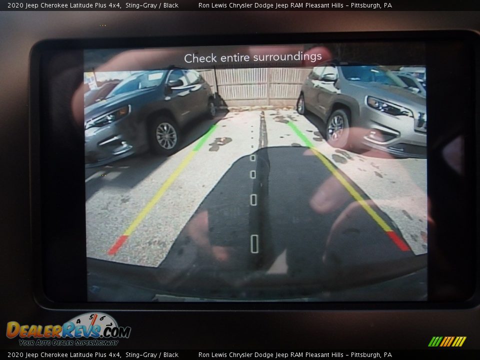 2020 Jeep Cherokee Latitude Plus 4x4 Sting-Gray / Black Photo #16