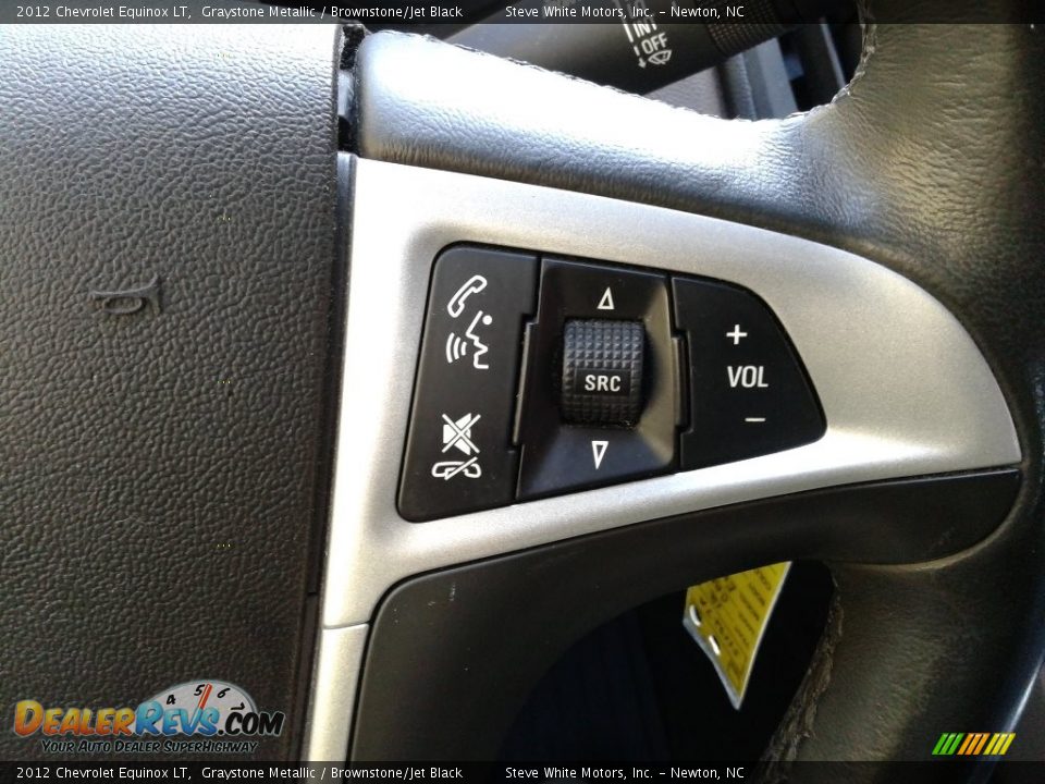 2012 Chevrolet Equinox LT Graystone Metallic / Brownstone/Jet Black Photo #17