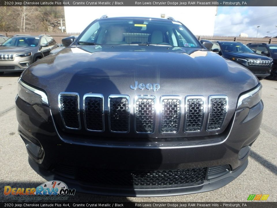 2020 Jeep Cherokee Latitude Plus 4x4 Granite Crystal Metallic / Black Photo #9