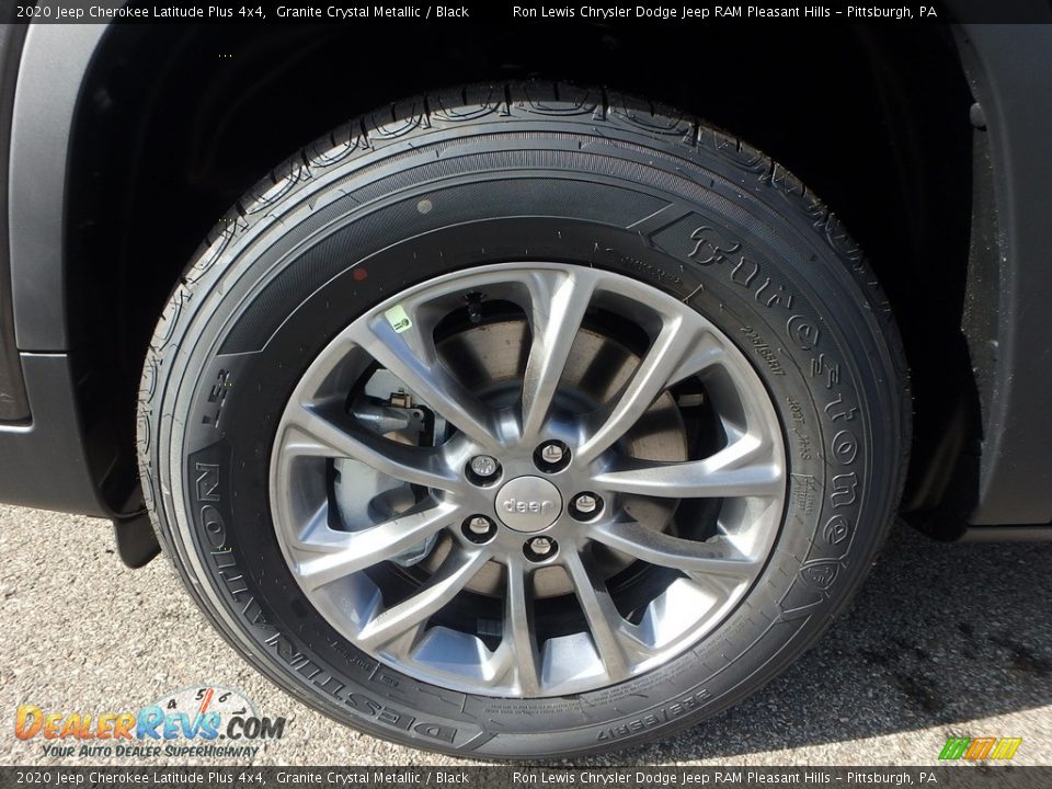 2020 Jeep Cherokee Latitude Plus 4x4 Granite Crystal Metallic / Black Photo #10