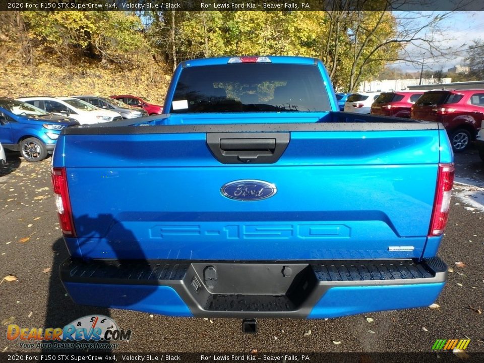 2020 Ford F150 STX SuperCrew 4x4 Velocity Blue / Black Photo #3