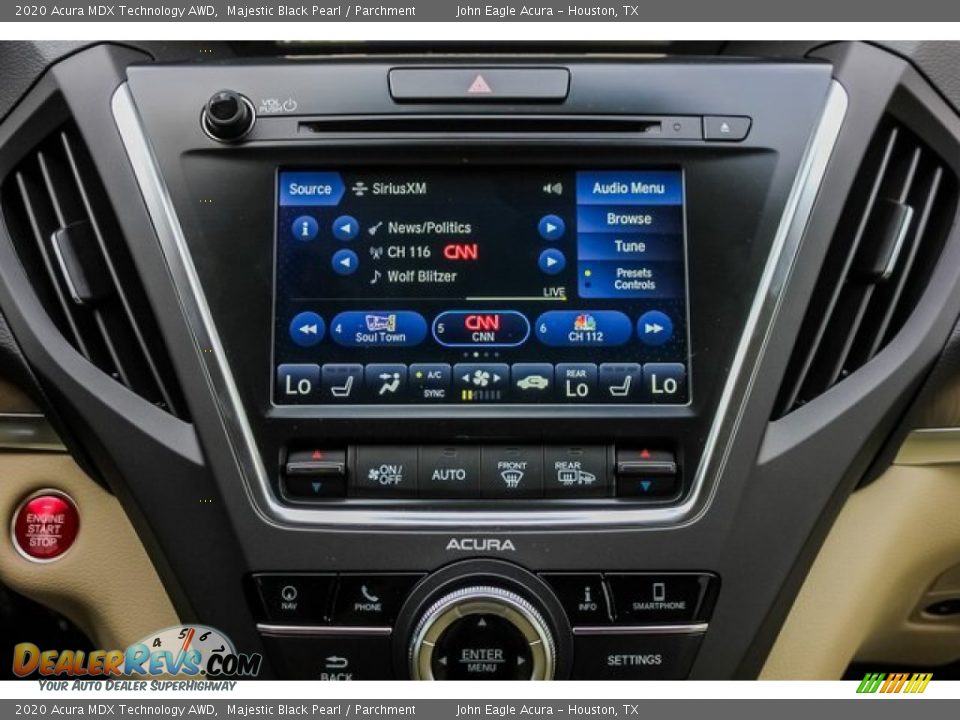 2020 Acura MDX Technology AWD Majestic Black Pearl / Parchment Photo #30