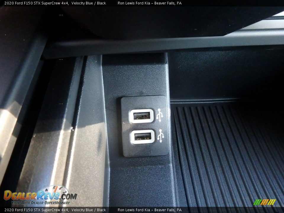 2020 Ford F150 STX SuperCrew 4x4 Velocity Blue / Black Photo #18