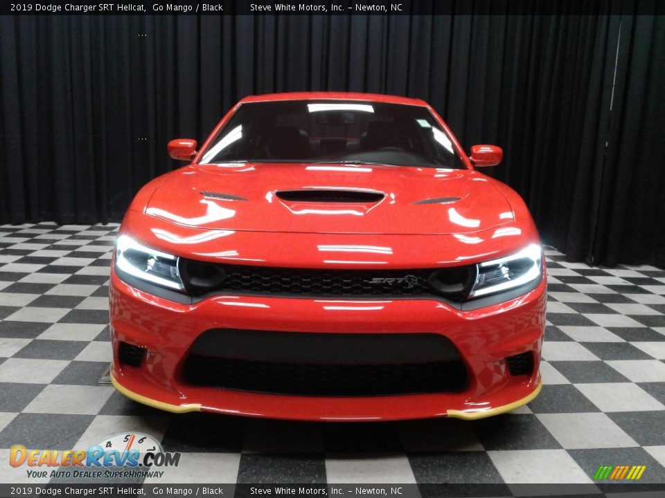 2019 Dodge Charger SRT Hellcat Go Mango / Black Photo #3