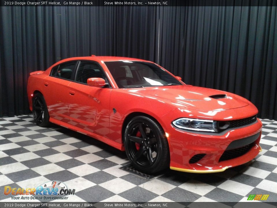 2019 Dodge Charger SRT Hellcat Go Mango / Black Photo #4