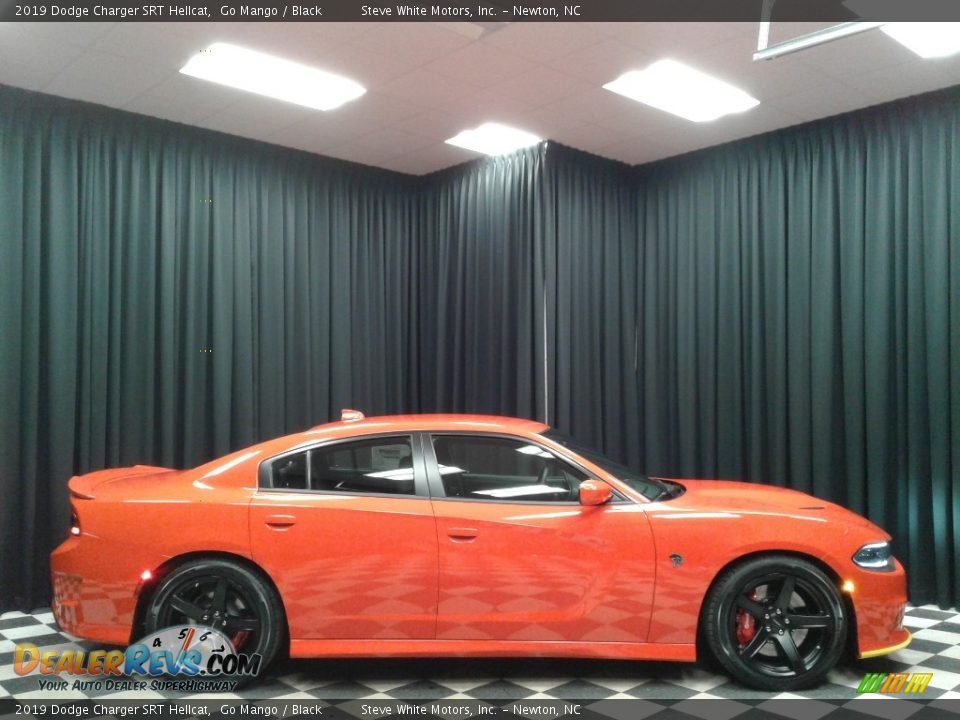 2019 Dodge Charger SRT Hellcat Go Mango / Black Photo #5