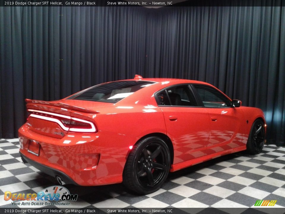 2019 Dodge Charger SRT Hellcat Go Mango / Black Photo #6