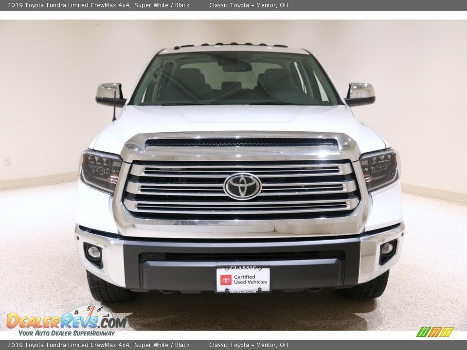 2019 Toyota Tundra Limited CrewMax 4x4 Super White / Black Photo #2