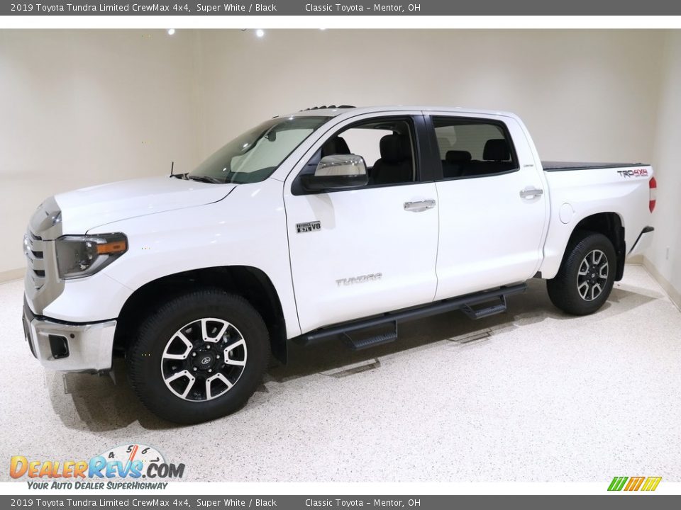 2019 Toyota Tundra Limited CrewMax 4x4 Super White / Black Photo #3