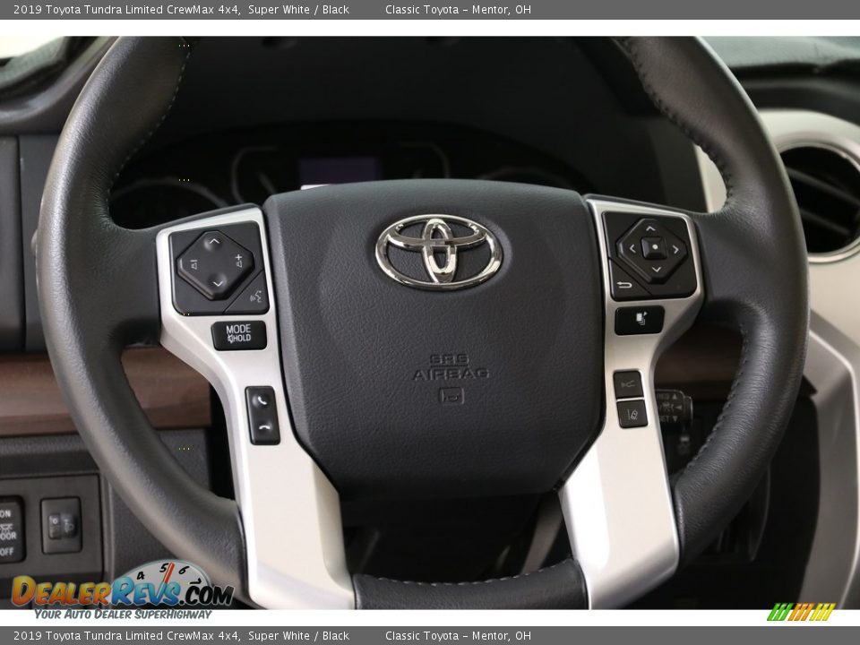 2019 Toyota Tundra Limited CrewMax 4x4 Super White / Black Photo #7