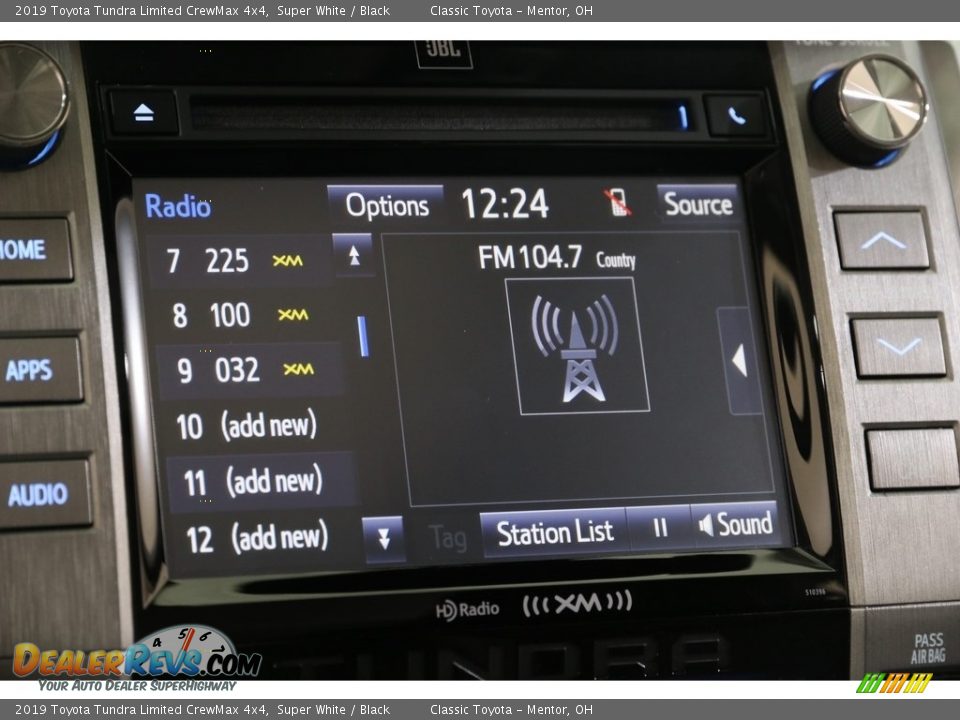 2019 Toyota Tundra Limited CrewMax 4x4 Super White / Black Photo #11