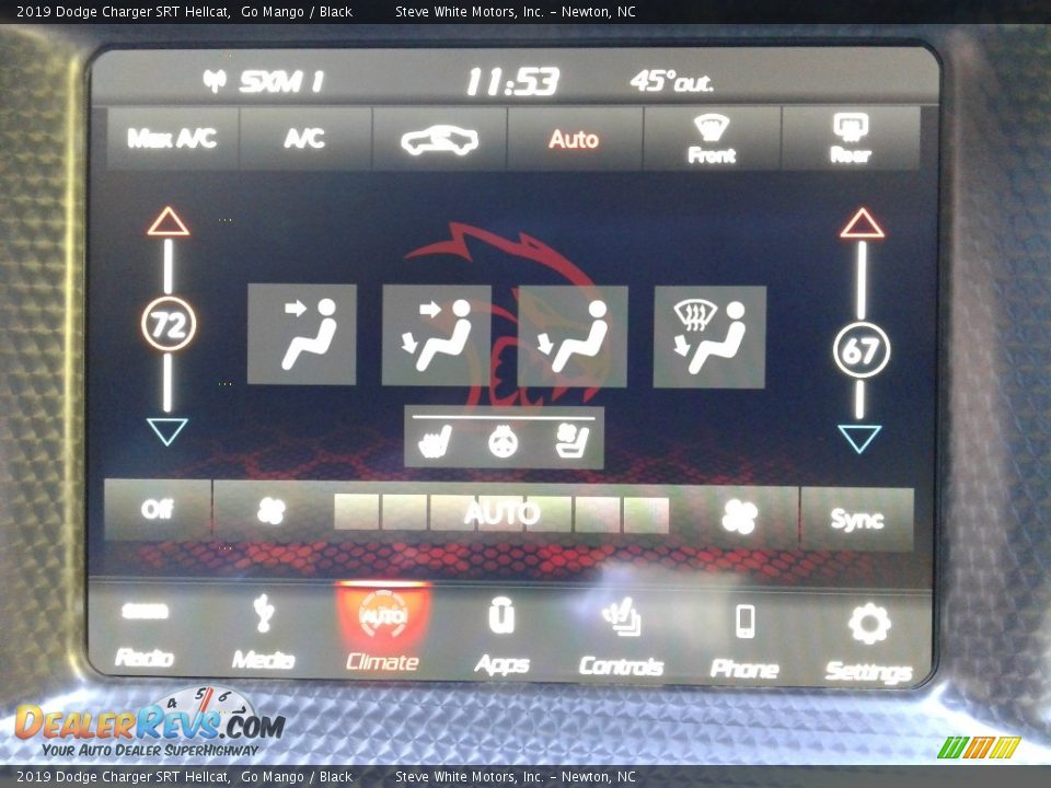 2019 Dodge Charger SRT Hellcat Go Mango / Black Photo #23