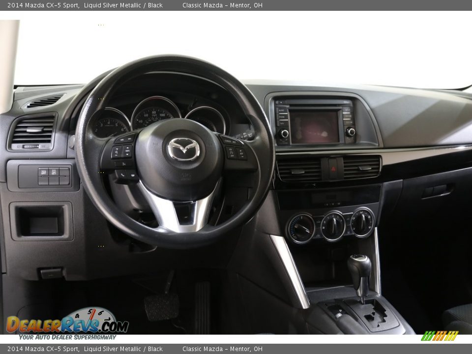 2014 Mazda CX-5 Sport Liquid Silver Metallic / Black Photo #6