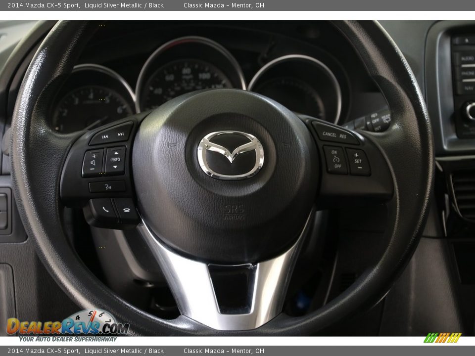 2014 Mazda CX-5 Sport Liquid Silver Metallic / Black Photo #7