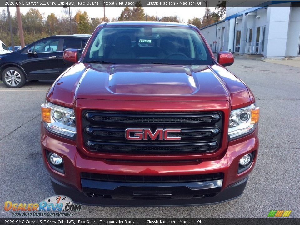 2020 GMC Canyon SLE Crew Cab 4WD Red Quartz Tintcoat / Jet Black Photo #4