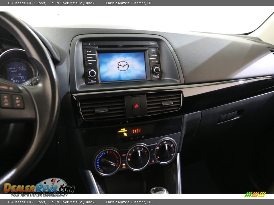 2014 Mazda CX-5 Sport Liquid Silver Metallic / Black Photo #9