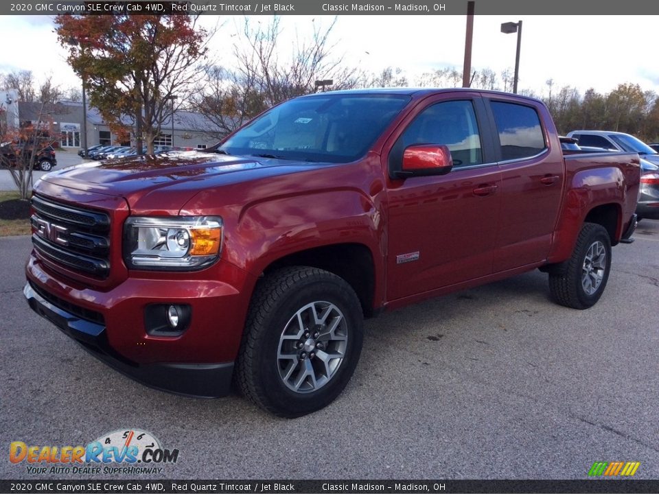 2020 GMC Canyon SLE Crew Cab 4WD Red Quartz Tintcoat / Jet Black Photo #5