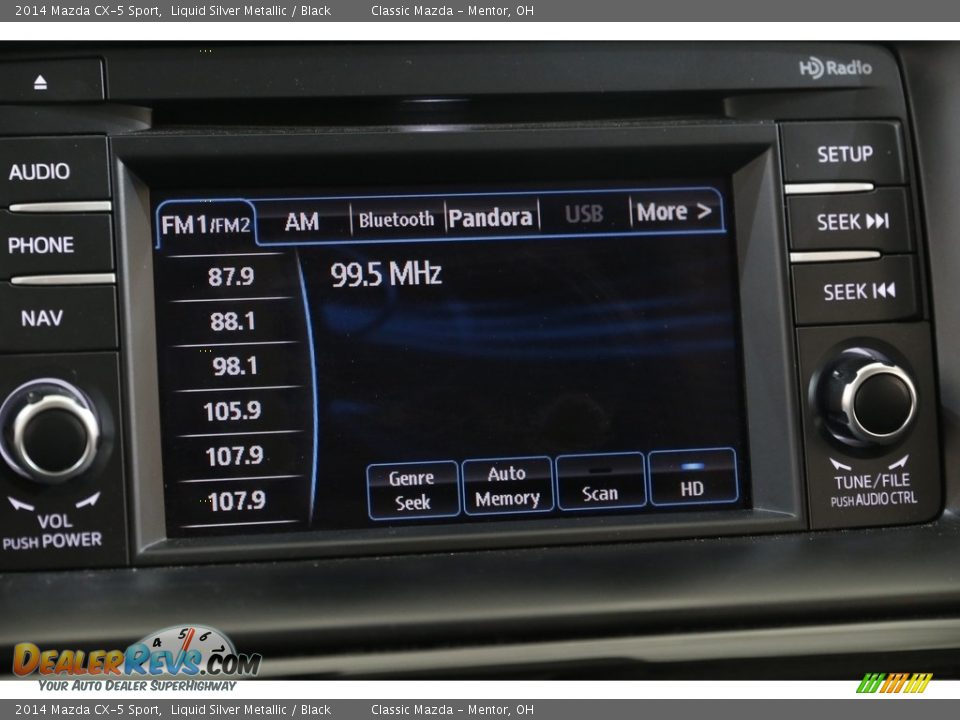 2014 Mazda CX-5 Sport Liquid Silver Metallic / Black Photo #10