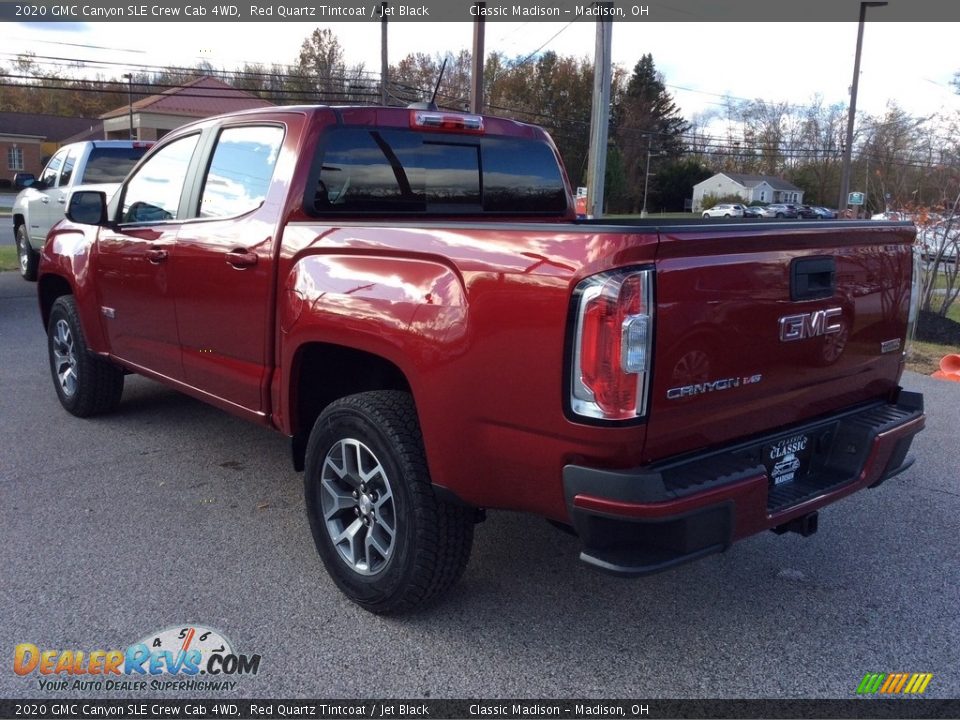 2020 GMC Canyon SLE Crew Cab 4WD Red Quartz Tintcoat / Jet Black Photo #7