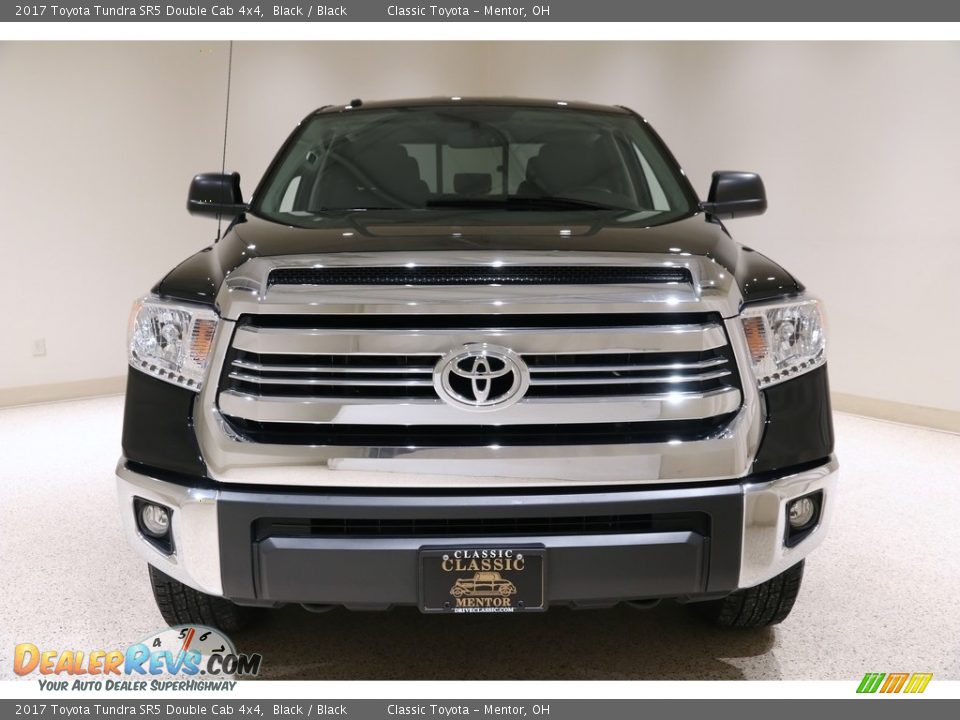 2017 Toyota Tundra SR5 Double Cab 4x4 Black / Black Photo #2