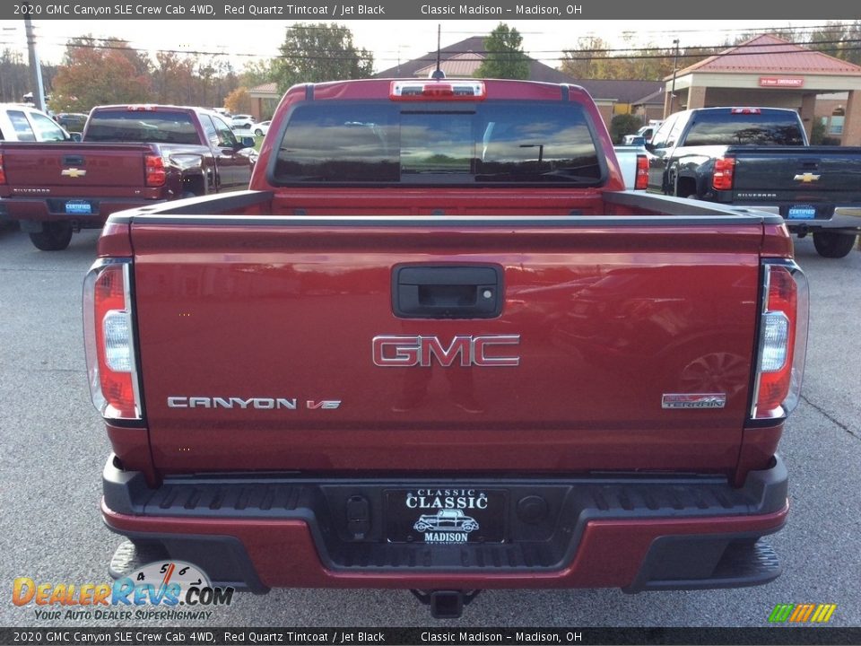 2020 GMC Canyon SLE Crew Cab 4WD Red Quartz Tintcoat / Jet Black Photo #8