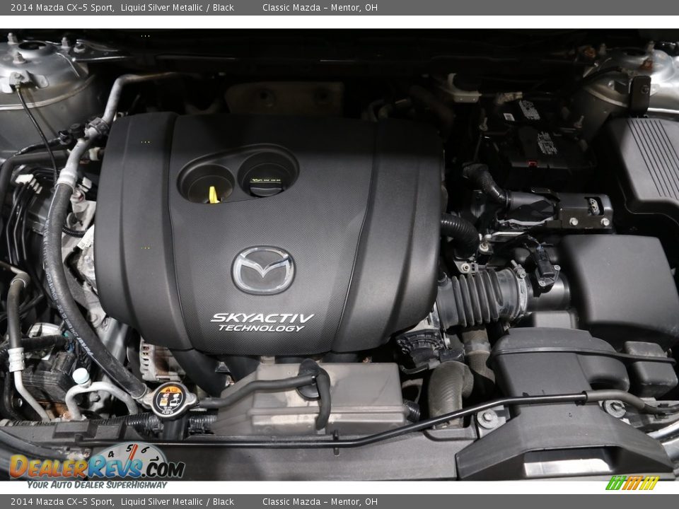 2014 Mazda CX-5 Sport Liquid Silver Metallic / Black Photo #17