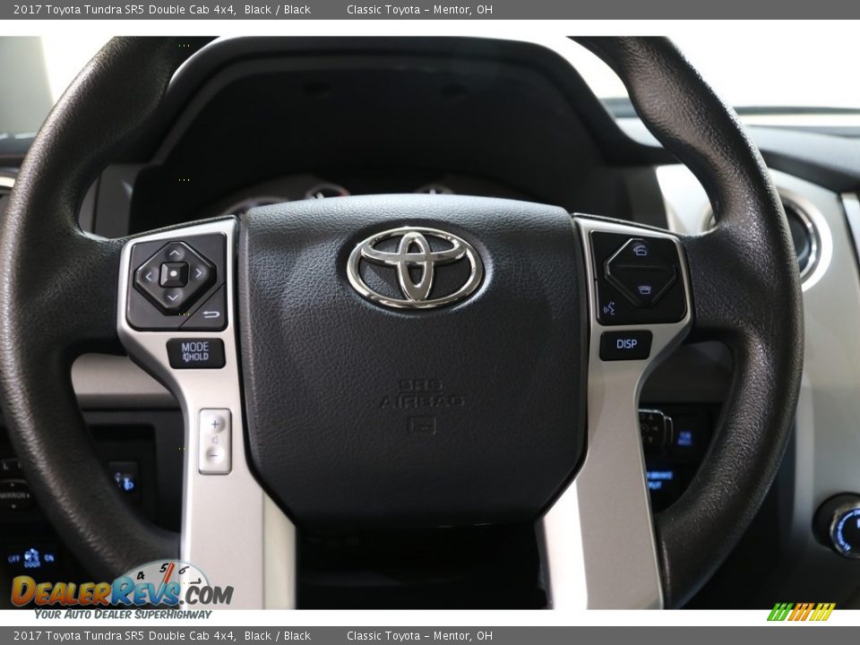 2017 Toyota Tundra SR5 Double Cab 4x4 Black / Black Photo #6