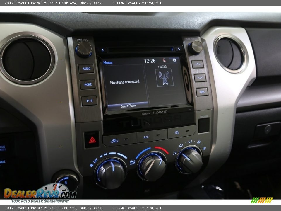 2017 Toyota Tundra SR5 Double Cab 4x4 Black / Black Photo #9