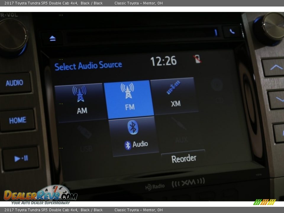 2017 Toyota Tundra SR5 Double Cab 4x4 Black / Black Photo #11