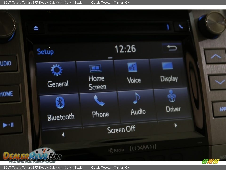 2017 Toyota Tundra SR5 Double Cab 4x4 Black / Black Photo #14