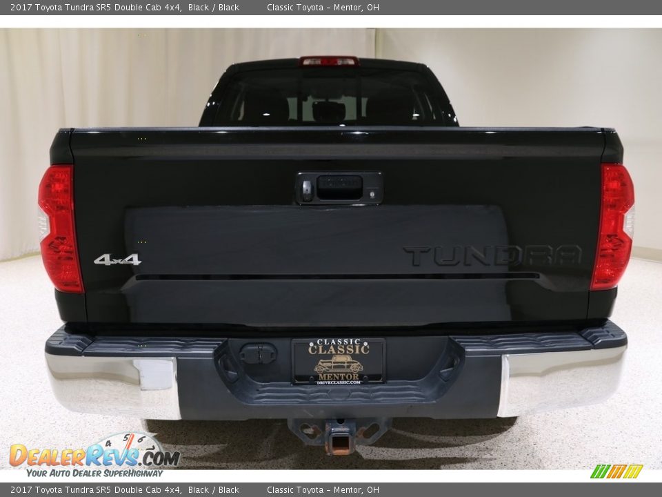 2017 Toyota Tundra SR5 Double Cab 4x4 Black / Black Photo #19