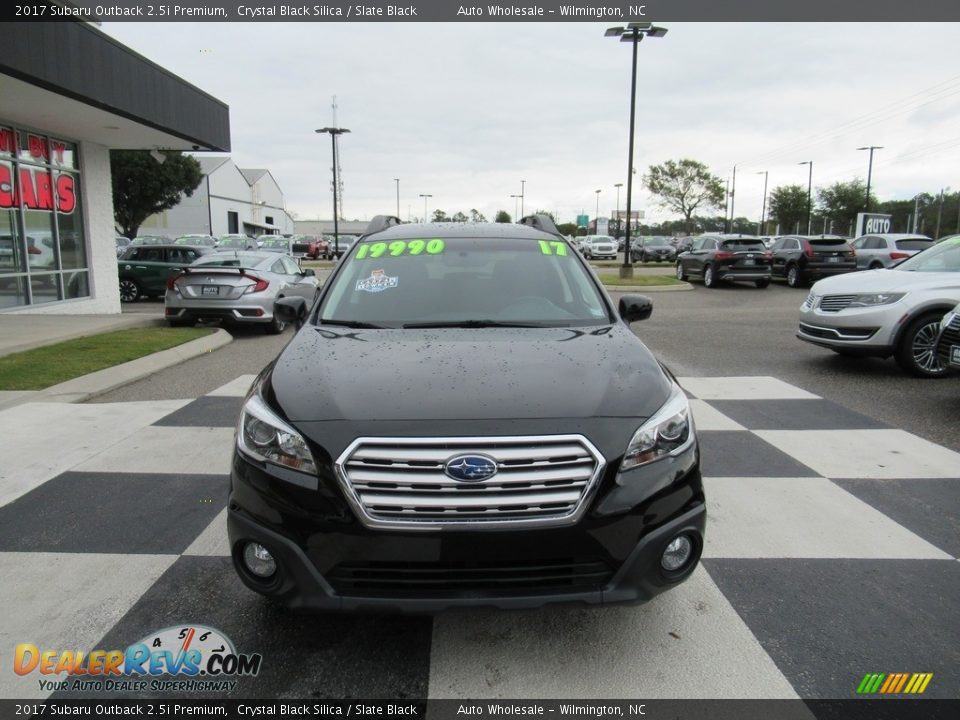 2017 Subaru Outback 2.5i Premium Crystal Black Silica / Slate Black Photo #2