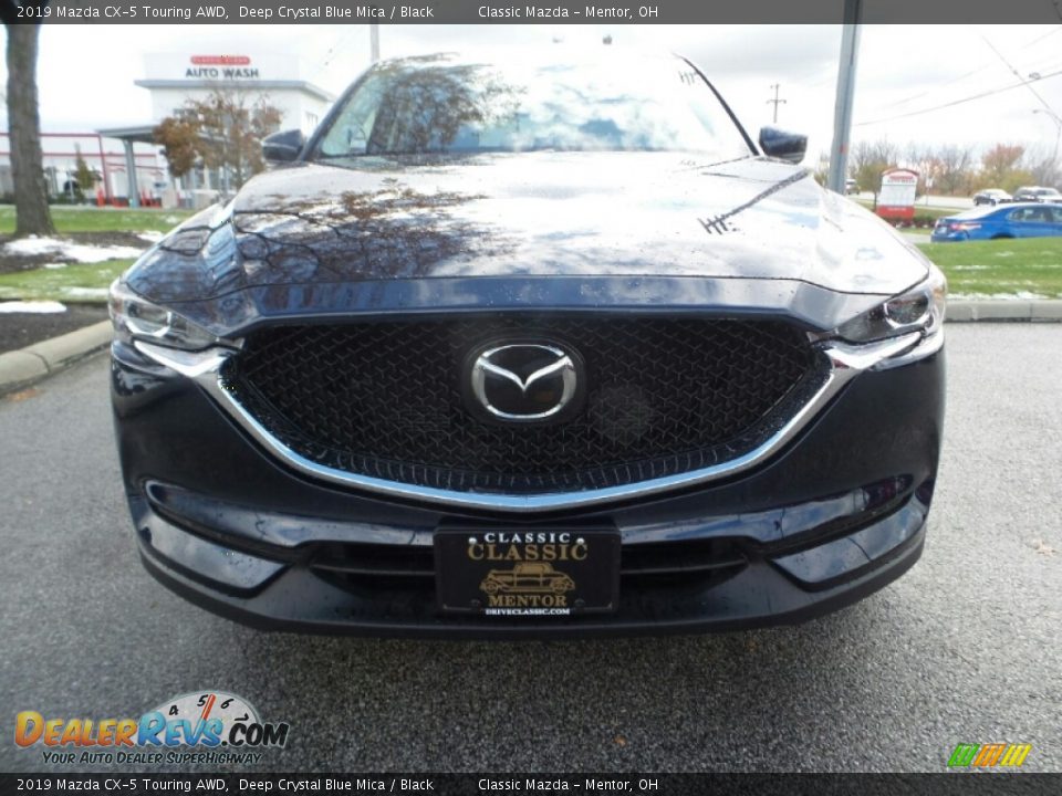 2019 Mazda CX-5 Touring AWD Deep Crystal Blue Mica / Black Photo #2