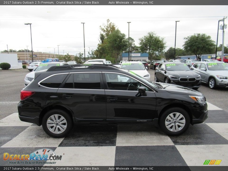 2017 Subaru Outback 2.5i Premium Crystal Black Silica / Slate Black Photo #3