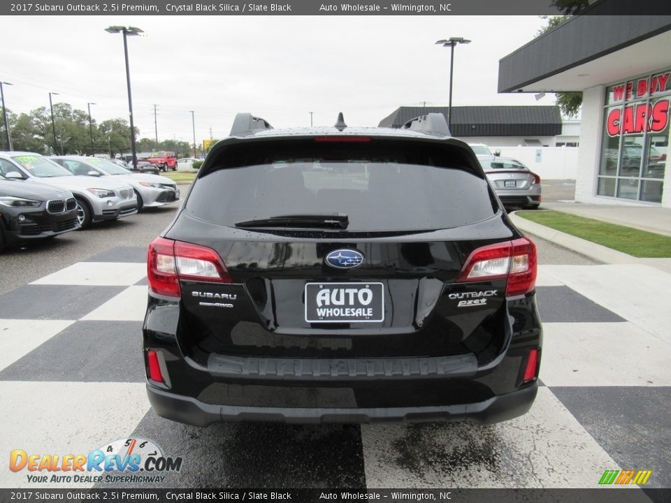 2017 Subaru Outback 2.5i Premium Crystal Black Silica / Slate Black Photo #4