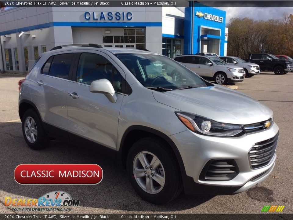 2020 Chevrolet Trax LT AWD Silver Ice Metallic / Jet Black Photo #1