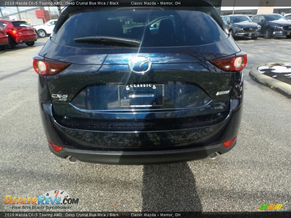 2019 Mazda CX-5 Touring AWD Deep Crystal Blue Mica / Black Photo #6