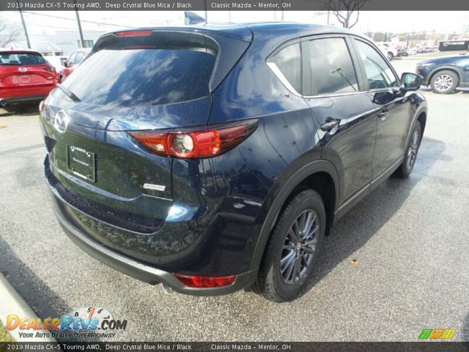 2019 Mazda CX-5 Touring AWD Deep Crystal Blue Mica / Black Photo #7